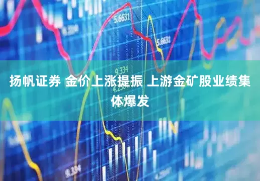 扬帆证券 金价上涨提振 上游金矿股业绩集体爆发