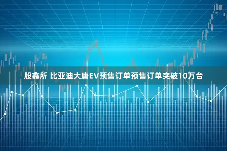 股鑫所 比亚迪大唐EV预售订单预售订单突破10万台
